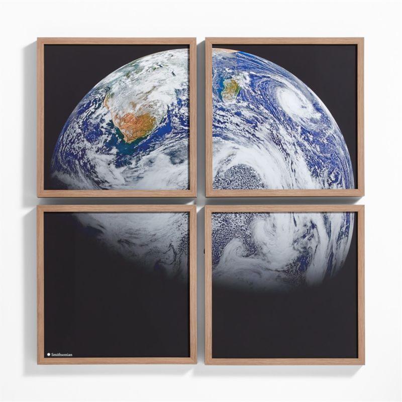 Smithsonian 4-Piece Earth Framed Wall Art Print - image 0 of 7