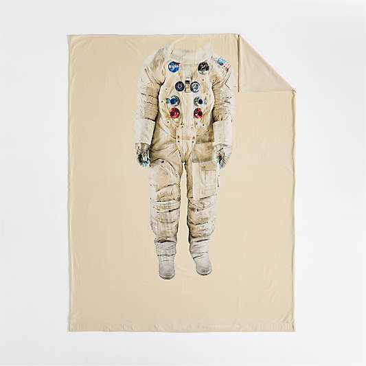 Smithsonian Apollo 11 Spacesuit Organic Cotton Kids Full/Queen Duvet Cover