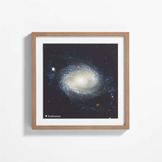 Smithsonian Barred Spiral Galaxy Framed Wall Art Print