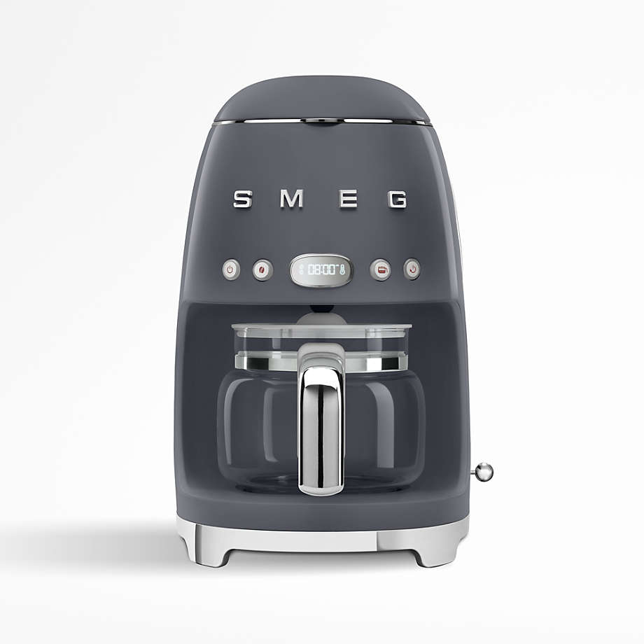 Smeg Slate Grey Drip Coffee Maker Crate & Barrel Canada