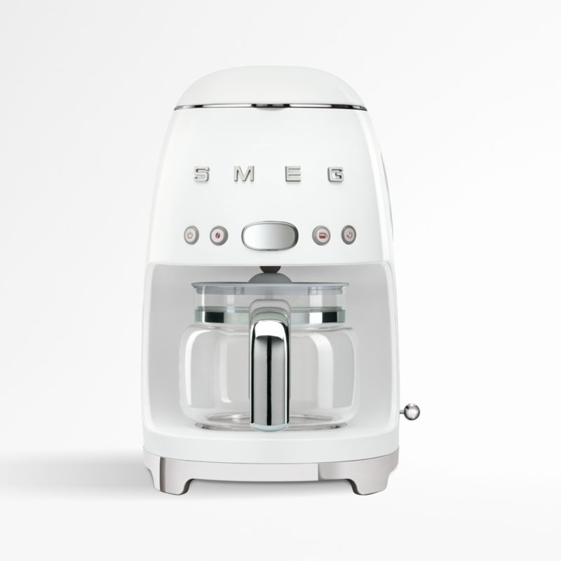 Smeg White Drip Coffee Maker