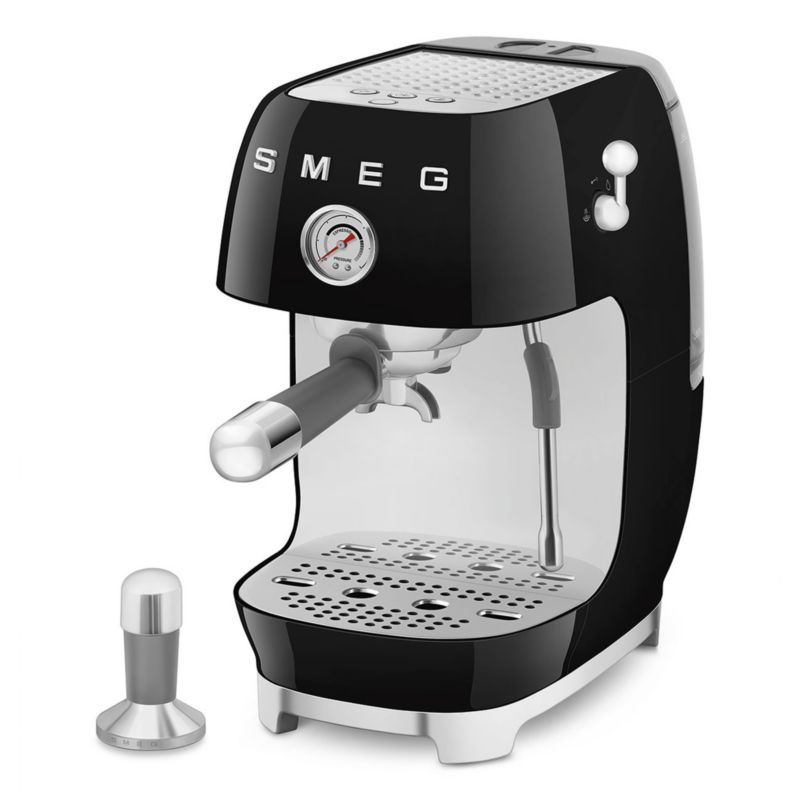 SMEG Black Espresso Machine with Cold Brew - image 1 of 4