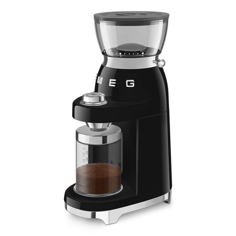 SMEG Black Retro Conical Burr Coffee Grinder 2.0 - image 1 of 4