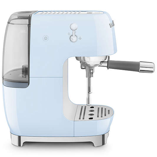 SMEG Blue Retro Manual Espresso Machine