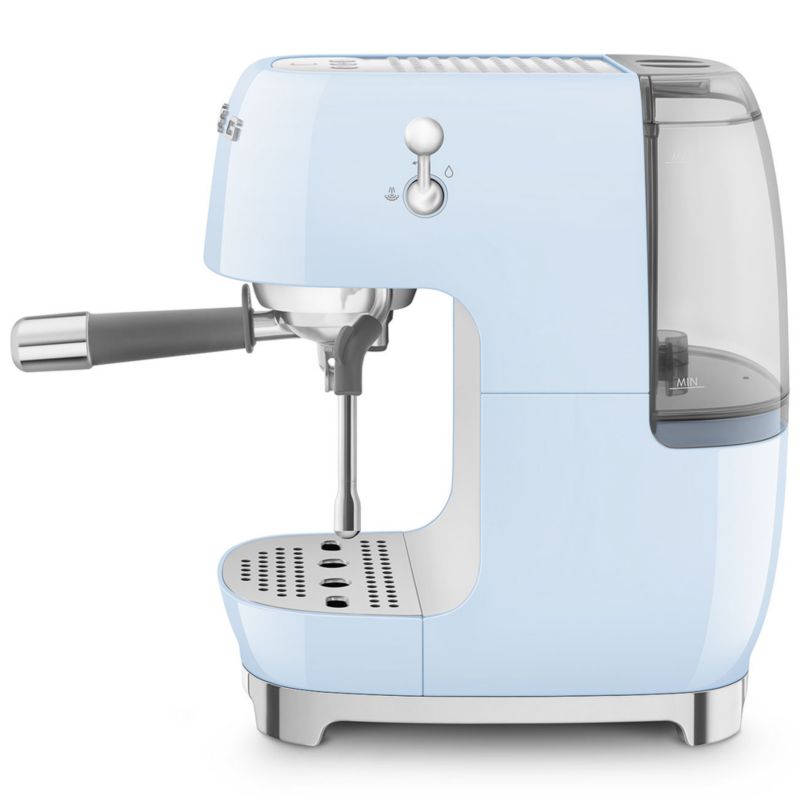SMEG Blue Semi-Automatic Espresso Machine with Cold Brew - image 2 of 4