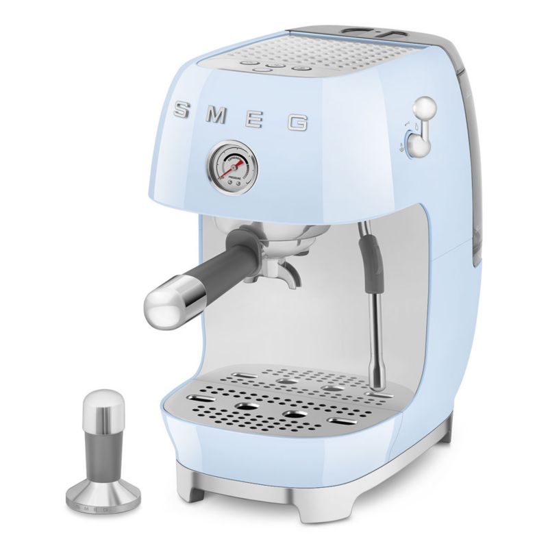 SMEG Blue Semi-Automatic Espresso Machine with Cold Brew - image 3 of 4