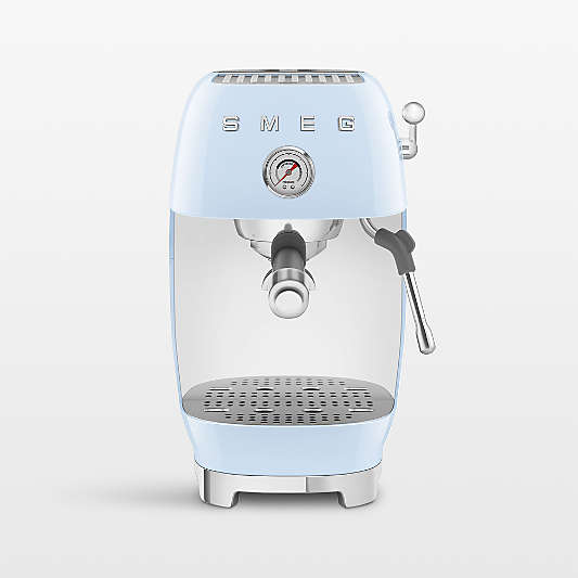 SMEG Blue Retro Manual Espresso Machine