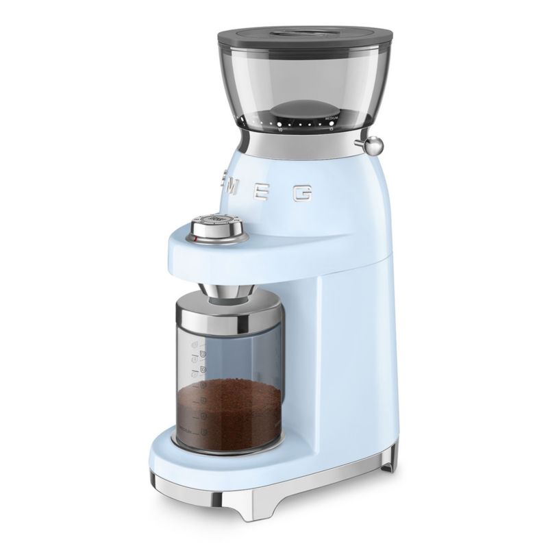 SMEG Blue Retro Conical Burr Coffee Grinder 2.0 - image 3 of 4