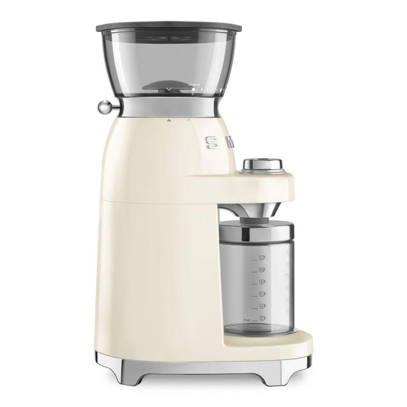 SMEG Cream Retro Conical Burr Coffee Grinder 2.0 - image 1 of 4