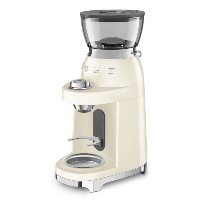 SMEG Cream Retro Conical Burr Coffee Grinder 2.0 - image 2 of 4