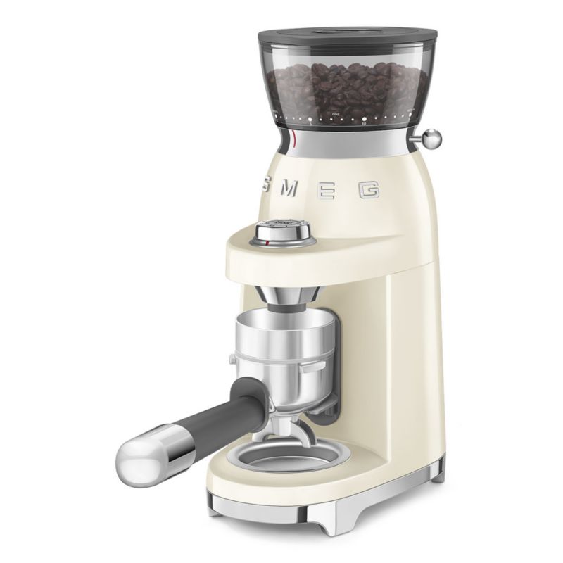 SMEG Cream Retro Conical Burr Coffee Grinder 2.0 - image 3 of 4
