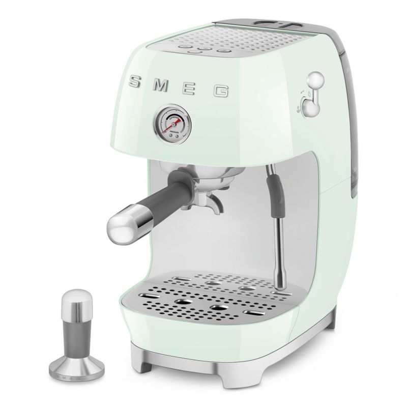 SMEG Green Semi-Automatic Espresso Machine with Cold Brew - image 1 of 4