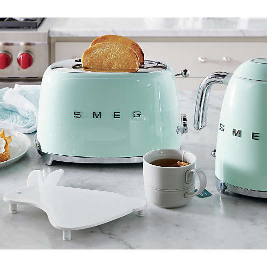 SMEG Pastel Green 4-Slice Long Slot Retro Toaster
