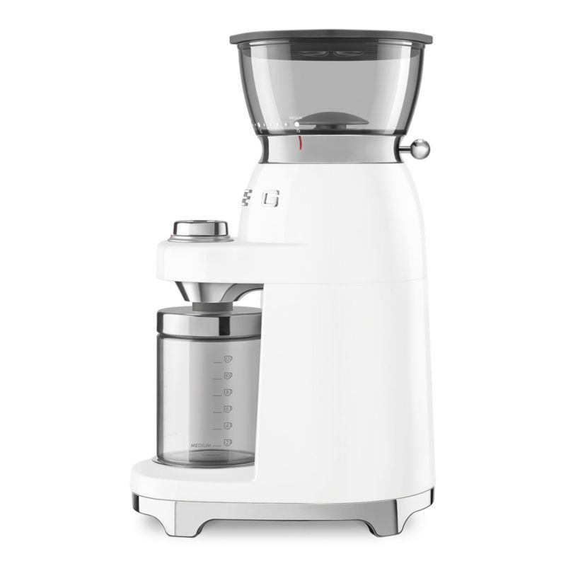 SMEG White Retro Conical Burr Coffee Grinder 2.0 - image 2 of 5