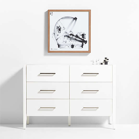 Smithsonian Gemini Helmet Framed Wall Art Print