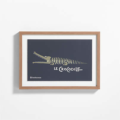 Smithsonian LeCrocodile Framed Wall Art Print