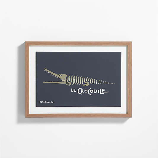 Smithsonian LeCrocodile Framed Wall Art Print