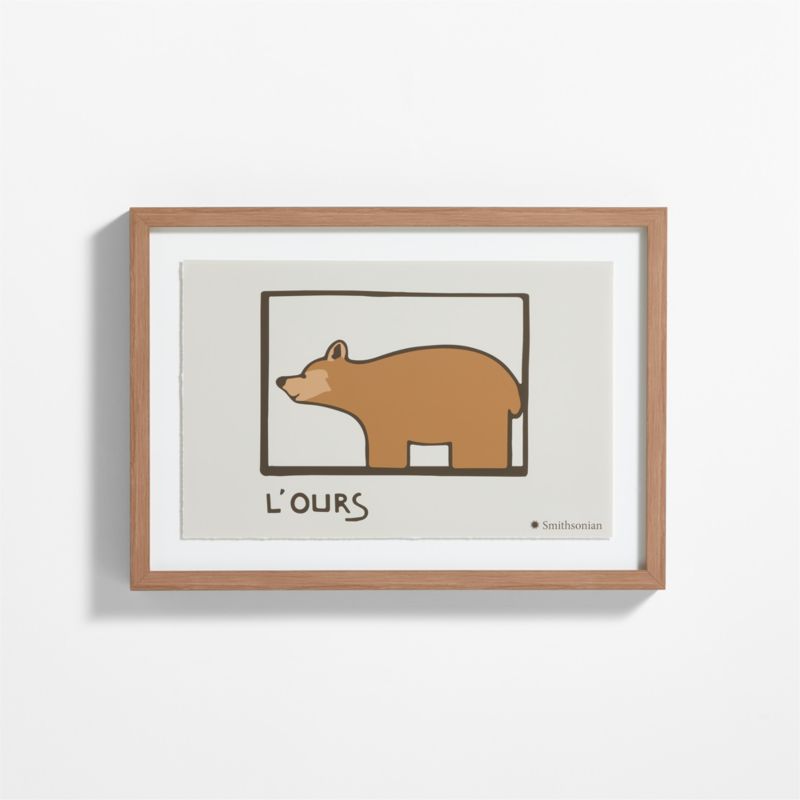 Smithsonian L'Ours Framed Wall Art Print - image 0 of 8