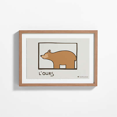 Smithsonian L'Ours Framed Wall Art Print