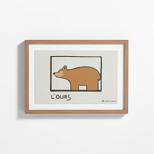 Smithsonian L'Ours Framed Wall Art Print