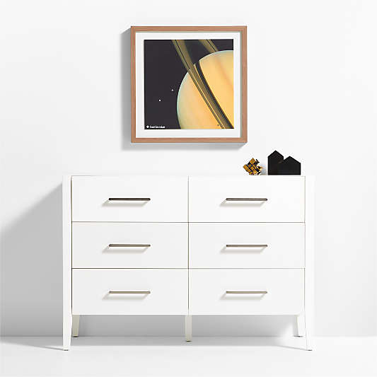 Smithsonian Saturn and Rings Framed Wall Art Print