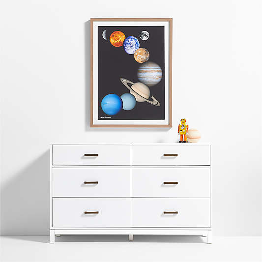 Smithsonian Solar System Montage Framed Wall Art Print