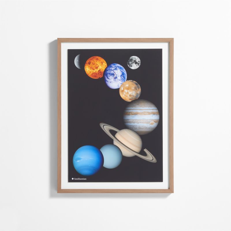 Smithsonian Solar System Montage Framed Wall Art Print - image 0 of 5