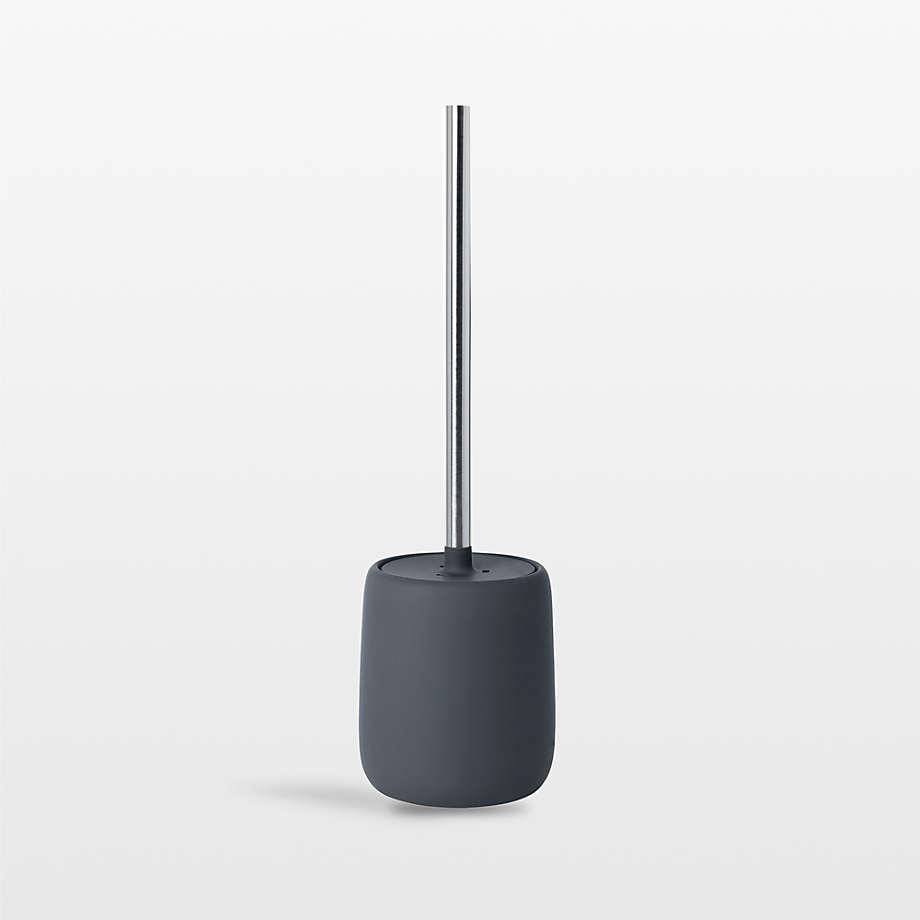 Blomus SONO Magnet Grey Bathroom Toilet Brush + Reviews | Crate & Barrel