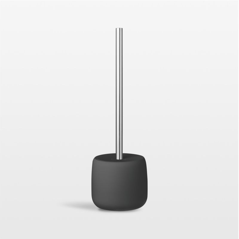 Viewing product image Blomus SONO Black Decorative Toilet Plunger and Holder - image 1 of 2