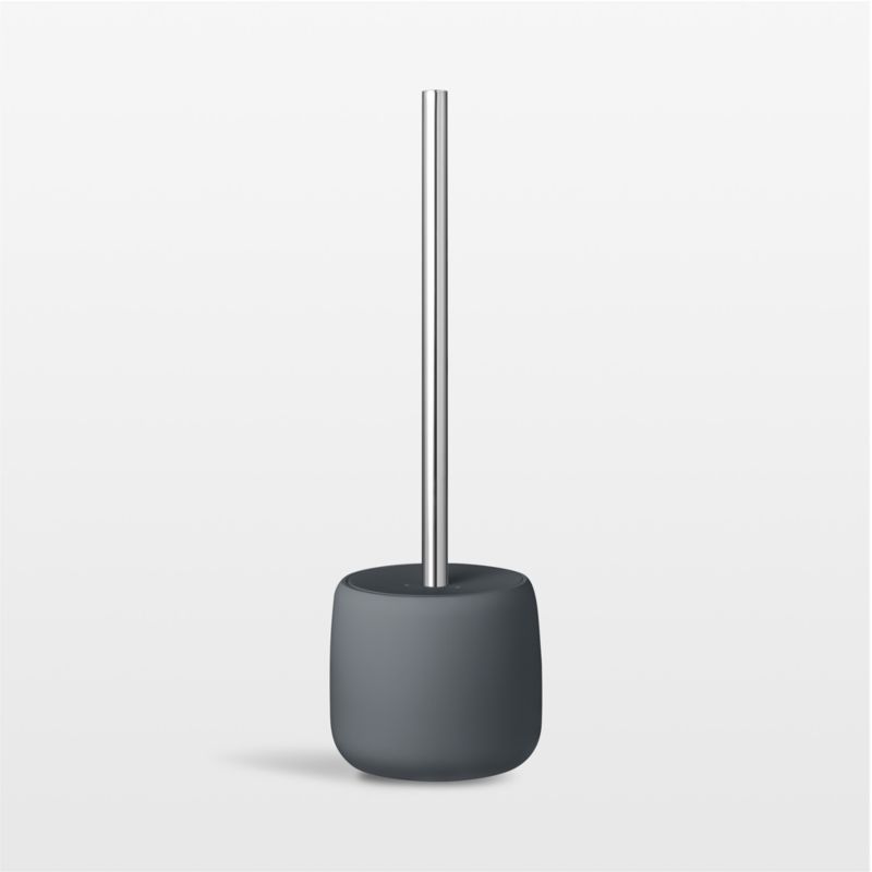 Viewing product image Blomus SONO Magnet Grey Decorative Toilet Plunger and Holder - image 1 of 2