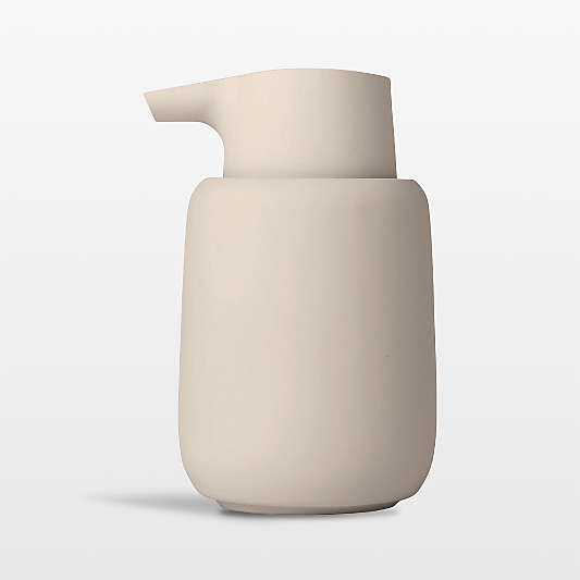 Blomus SONO Ceramic Moonbeam Cream Soap Dispenser