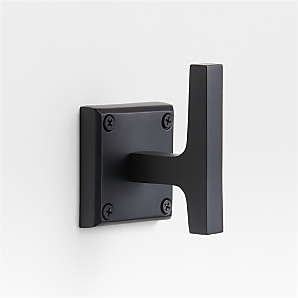 Self Adhesive Hook Rust-Resistant Durable Wall Hanging Hook Bathroom Shelf Bathroom  Accessories Rack Hook Black Single Hook 