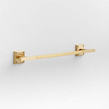 Modern Fluted Brushed Brass Wall-Mounted Toilet Paper Holder + Reviews