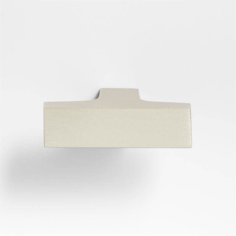 Square Edge Brushed Nickel Cabinet Knob