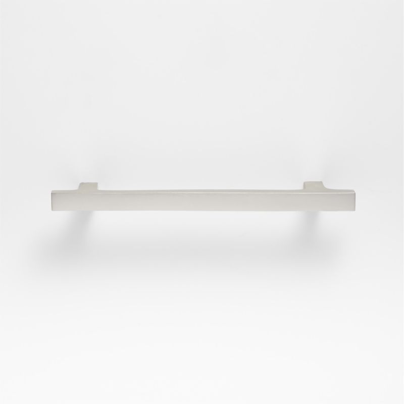 Square Edge 5" Brushed Nickel Cabinet Drawer Bar Pull