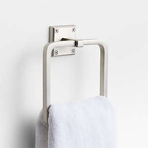 Towel Ring Brushed Nickel, Bath Hand Towel Ring Stainless Steel Round Towel  Holder for Bathroom