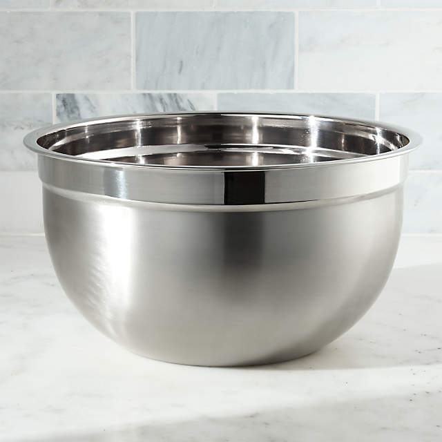 10-Qt. Stainless Steel Restaurant Bowl | Crate & Barrel