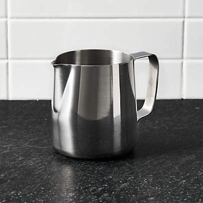 https://cb.scene7.com/is/image/Crate/SSFrothingPitcher12ozSHS19/$web_pdp_main_carousel_low$/190411135413/stainless-steel-frothing-pitcher-12oz.jpg