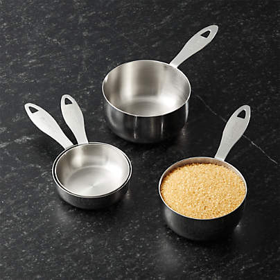 Stainless Steel Odd Size Measuring Cups, Set of 4