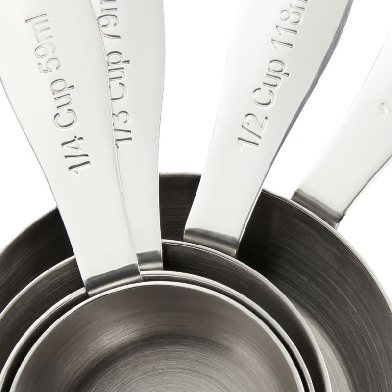 Stainless Steel Measuring Cups, Set of 4 - image 5 of 7