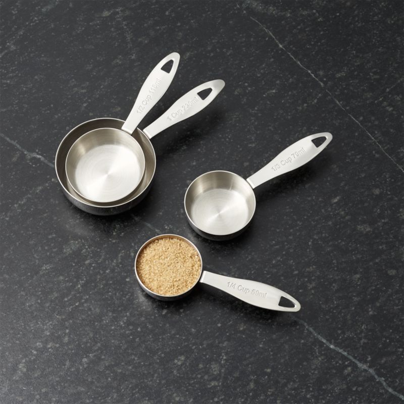 Stainless Steel Measuring Spoons, Set of 4 | Crate & Barrel