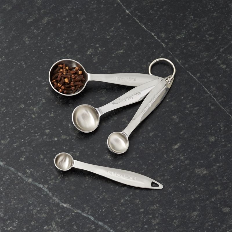 Crate&Barrel OXO ® Stainless Steel Magnetic Measuring Spoons, Set