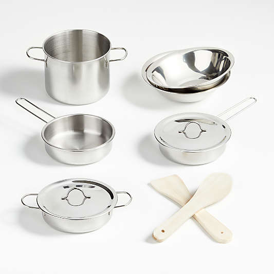 Stainless Steel Play Pots and Pans Set