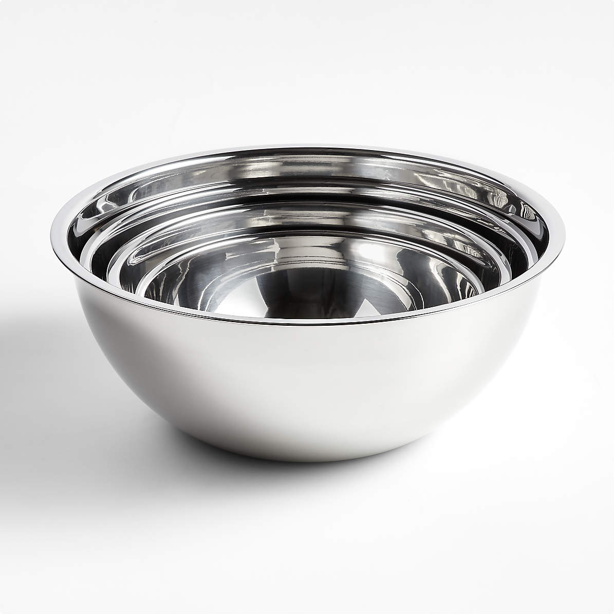 Wholesale 410 stainless steel big bowls restaurant large mixing bowl 