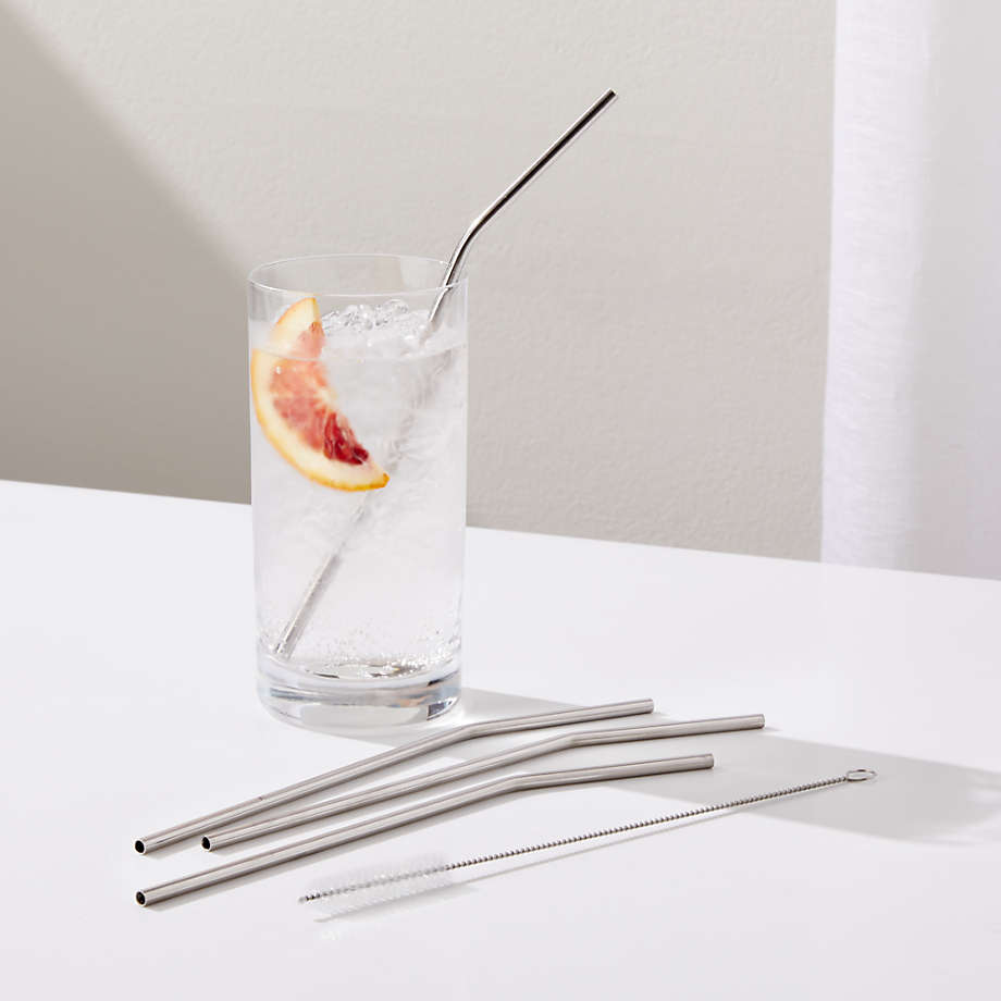 Metal Straws Reusable Mix Color Stainless Steel Drinks Straws Party