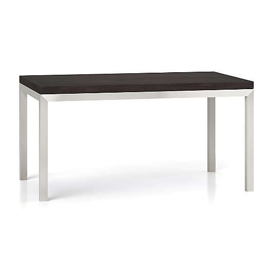 Parsons Pine Top/ Stainless Steel Base 60x36 Dining Table