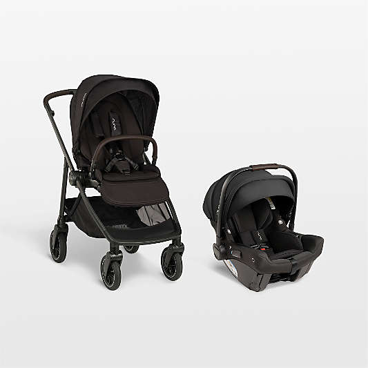 Nuna SWIV + PIPA Urbn Caviar Black Stroller Travel System