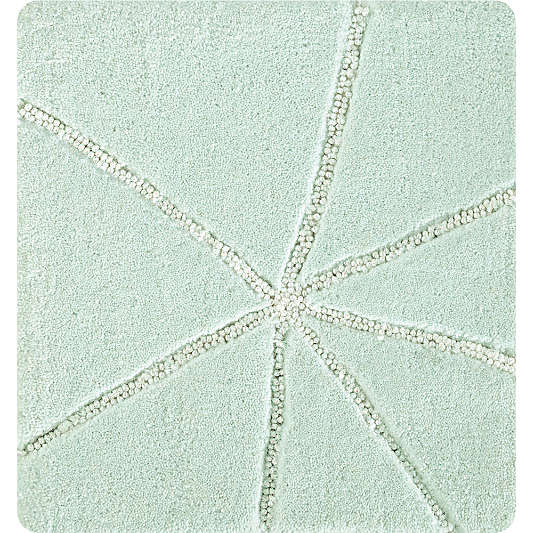 Crystal Mosaic Mint Rug Swatch