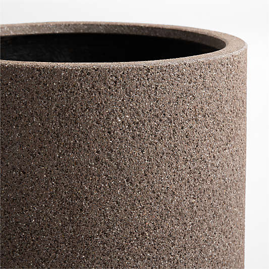 Saabira 23.2" Brown Textured Indoor/Outdoor Planter