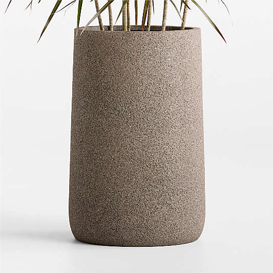 Saabira 23.2" Brown Textured Indoor/Outdoor Planter